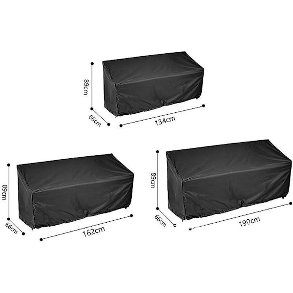 Vattentät Slitstark Utomhus Soffaöverdrag - 163x66x89cm