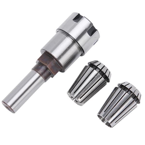 3 stk. spændepatron fræser (6,5 mm+13 mm) + forlængerstang 1/2 skaft CNC drejeværktøj