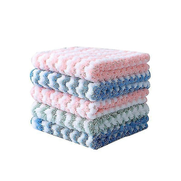 Mikrofiber Köksrengöringsduk Set - 10\" x 10\" - Perfekt för att tvätta och torka disk