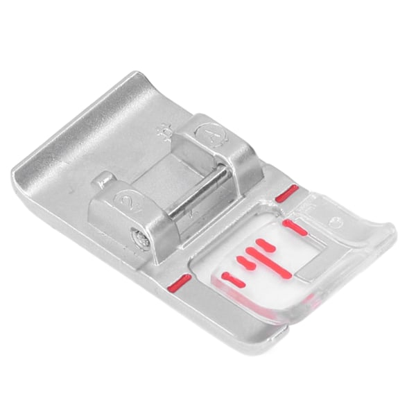 2A Presser Foot Clear Transparent Wear Resistant Practical Stainless Steel Sewing Presser Foot for Pfaff Sewing Machine