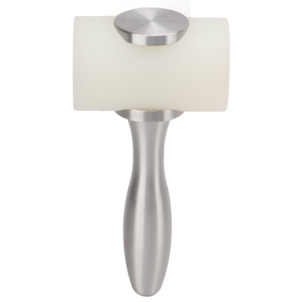 Lærskjæringshammer T-formet aluminiumhåndtak DIY lærskjæringstrykkhammer Lærhullverktøy