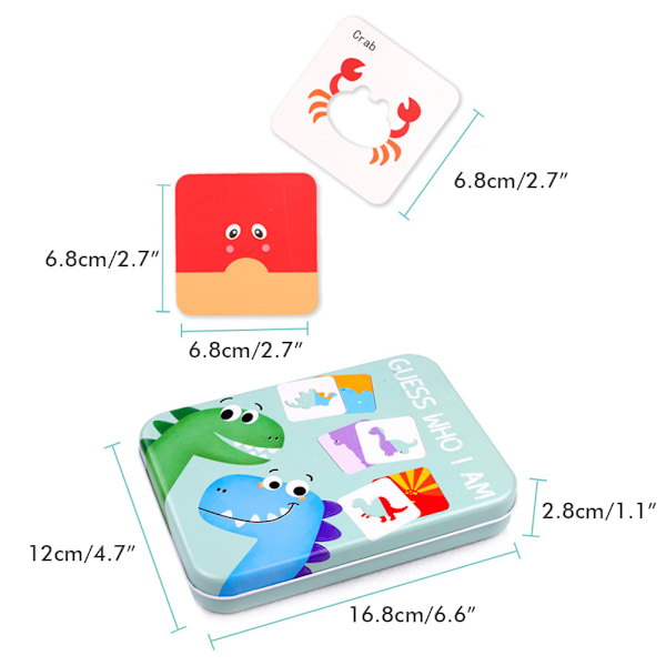 Träpussel Jigsaw Puzzle Leksak Inlärning Förskola Leksaker Gåvor för Barn Baby Barn