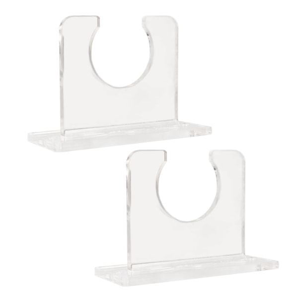 2 stk Baseball Bat Holder for Vertikal Display Robust Akryl Bat Henger Baseball Bat Veggmontert Display Rack