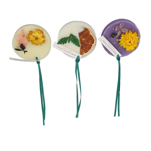 3 st Aromaterapivaxtablett Bärbar Långvarig Doft Doftande Solid Aroma Wax Tablett
