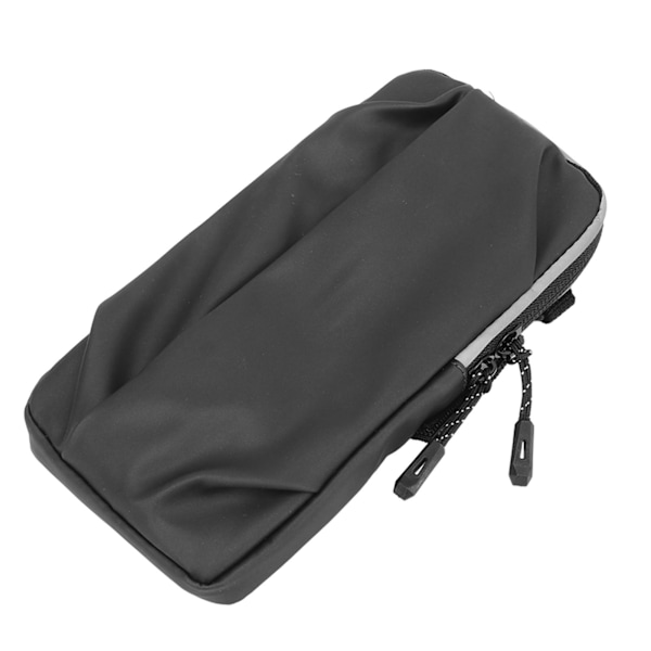 Sport Fitness Löpararmväska Löpning Mobiltelefon Armväska Vattentät PU Fitness Armband Svart