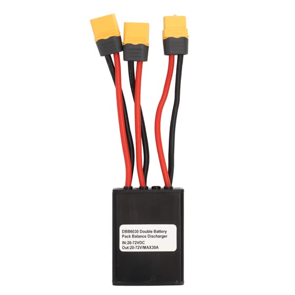 Elcykel Dobbelt Batteri Afladningskonverter Dobbelt Batteri Parallel Modul Adapter 20V‑72V 30A
