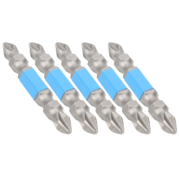 5 STK 50 mm dobbel ende skrutrekkerbits Magnetisk PH2 skrutrekkerhode for elektrisk håndbor