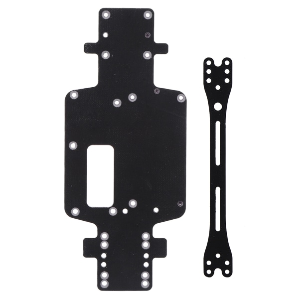 Glasfiber hovedchassis RC bilundervognssæt til WL 1/28 K969 K989 P929Sort