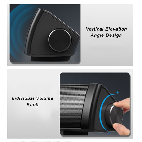 SADA V-105 Computer Audio Desktop Notebook Højttaler Bluetooth Version