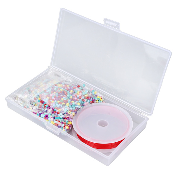 Beads String Kit Förbättra visuella Olika färger Keramiska Wear Beads Toy for Amblyopia Training Medium 0.04in