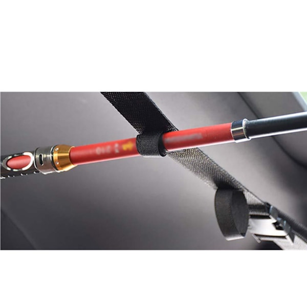 2 stk Bil Fiske Stang Feste Stropper Justerbar Slitasjefri Fiske Stang Holder Belte