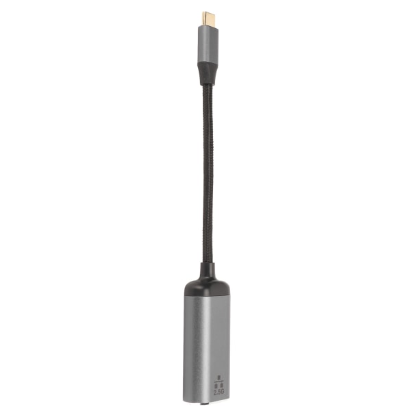 USB C - Ethernet -sovitin High Speed ​​Plug and Play USB Type C - RJ45 2,5 G Gigabit Ethernet LAN -verkkosovitin