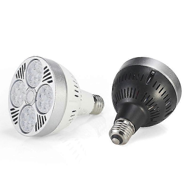 E27 35W P30 Par30 LED Pære Lys til Hjemmestudie - Super Lysstærk Spotlight Lampe Hvidt Kabinet Varmt Gult Lys*