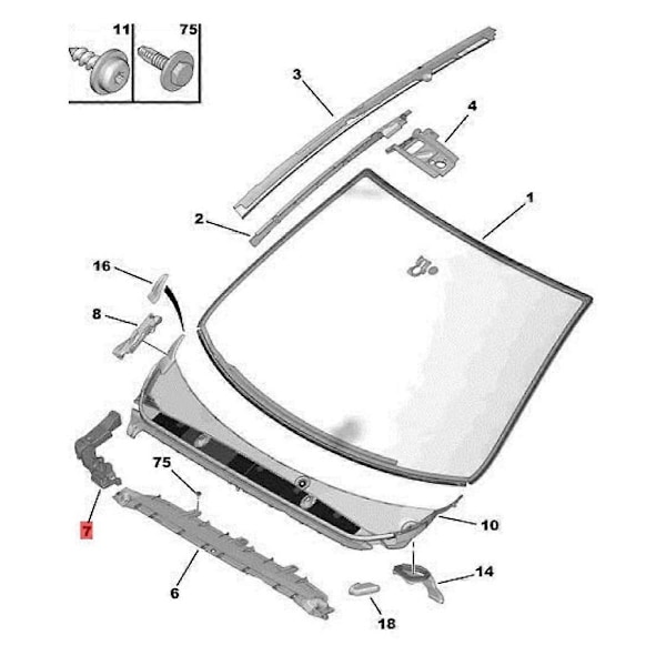 Frontpanser Skum Svamp Pakning for T93 308S 408 2014-2020
