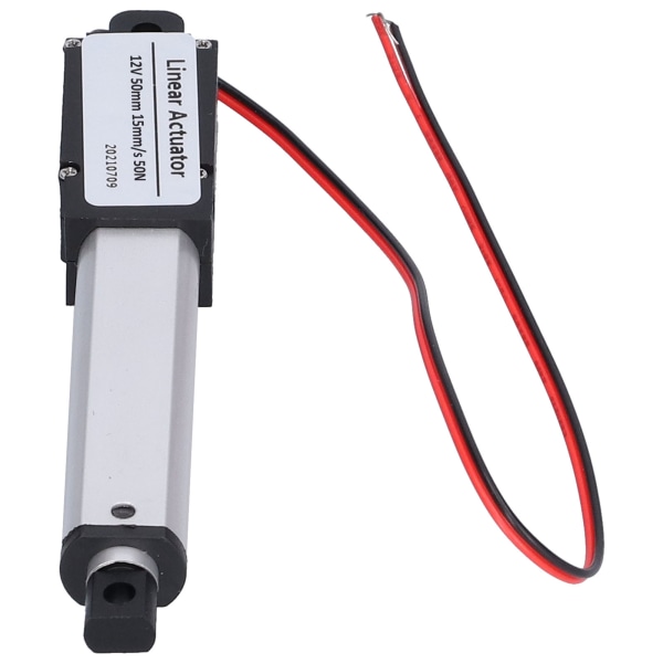 Lineær aktuator 50 mm slaglængde DC 12V lav støj intern grænseafbryder Mini lineær bevægelse aktuator til automobilindustri15 mm/s-50N