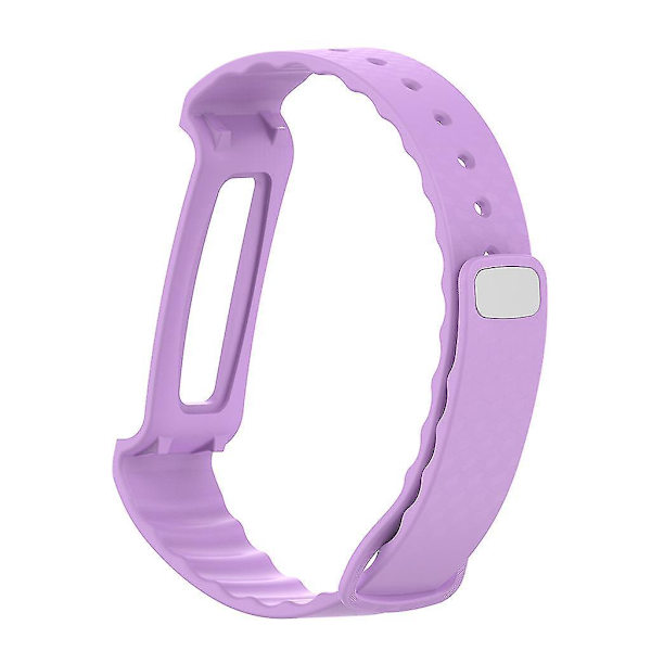 Justerbart silikonsmartwatchband för Huawei Honor A2 lila