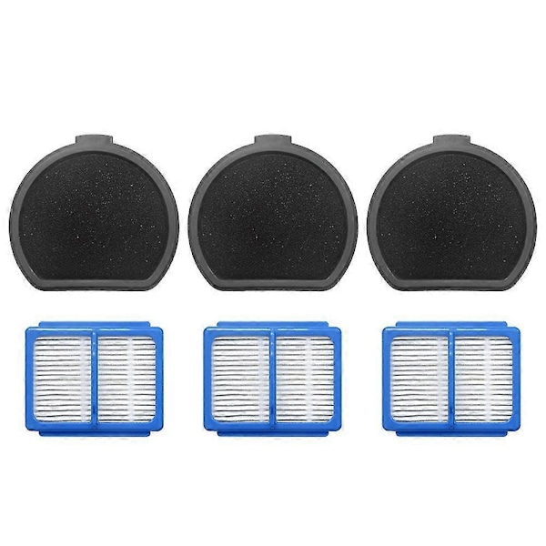 6 STK HEPA Filter kompatibel med QX9-1-50IB ASKQX9 Støvsuger Filter Bomull Erstatning Tilbehør Deler-B15