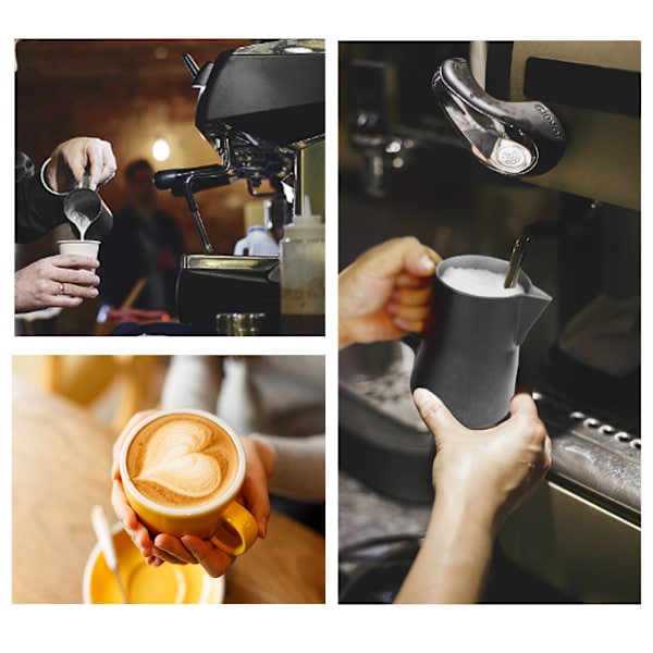 550 ml rustfritt stål melkeskummerkanne kopp kaffekanne melkekanne for Latte Art
