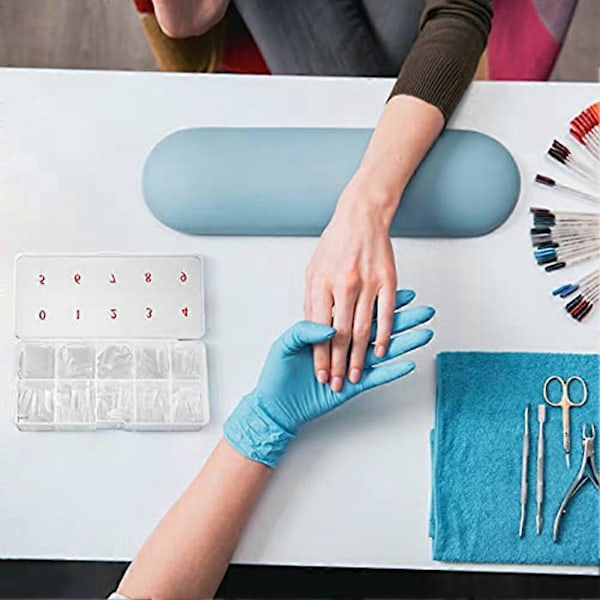 Nagellåda Tomma Nagelspetsar Organizer Förvaring Fingernagel Förvaringsfodral