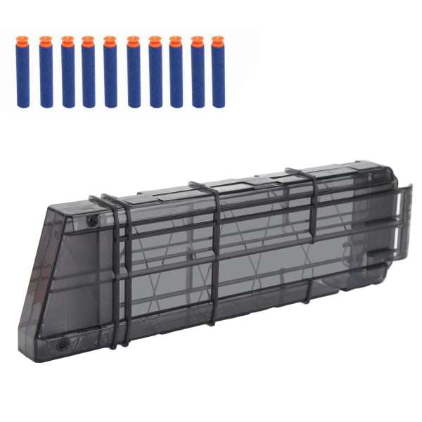 12Darts Quick Reload Magazine Clip Plast Shakeproof Shoot Toy Accessory for Aurora Series ULTRA Black