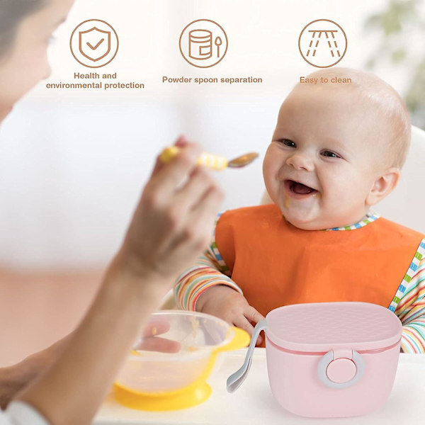 Bærbar Baby Mælkepulver Dispenser, 500ml Forseglede Beholder