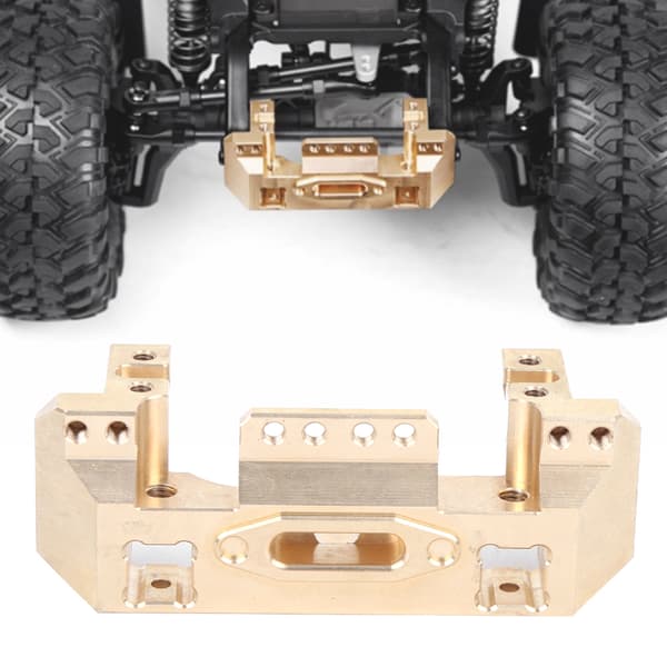 Messing frontfangerfeste servobrakett fjernkontroll modell tilbehør passer til Traxxas TRX4 RC-bil