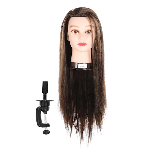 Professionell Mannequin Head Frisör Träningshuvud för hårstyling Flätning 65cm