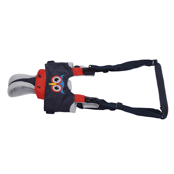Baby Walking Harnesses Assistant Justerbar Mjuk Andningsbar Tyg Handhållen Toddler Walk Helper Mörkblå