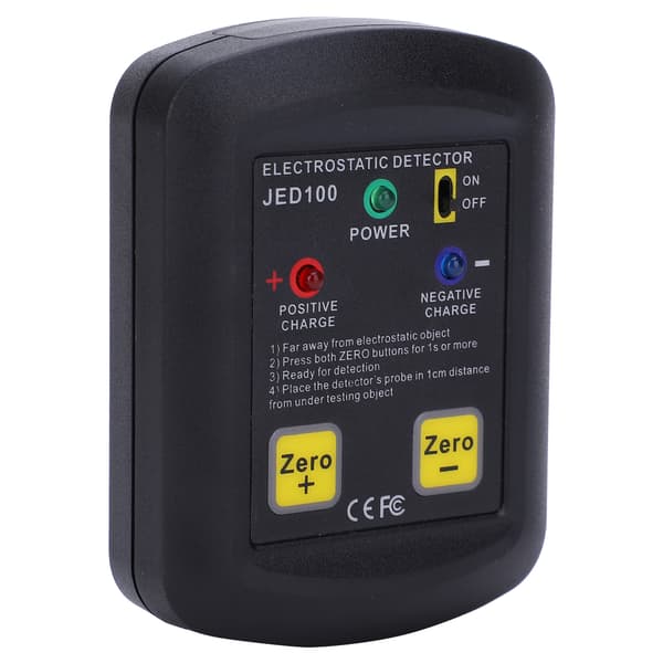 Elektrostatisk Spenningstester Ikke-vevd Stoff Statisk Elektrisitetsfeltmåler JED100