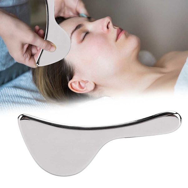 Rustfrit stål skrabebræt Kropsakupunktur Massage Muskelsmerter Gua Sha Tool