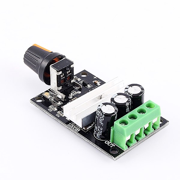 DC6-28V 3A Variabel Motorhastighet PWM Justerbar Regulator Kontroller Switch+Knapp