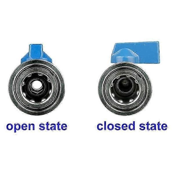 Høj Kugleventil Sæt 3/8 NPT Hurtigkobling 4500 PSI til Højtryksrenser Slange