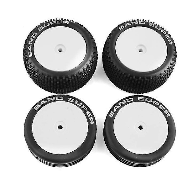 82&87mm 1/10 2WD RC Off-Road Buggy Bildæk Hjul kompatibelt med XRAY XB2 Serpent SRX2 SRX4 Traxxas Bandit Tek-B16
