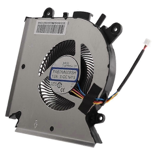 CPU Kjølevifte kompatibel med GF63 MS-16R1 MS-16R2 PABD08008SH N413 E322500300A