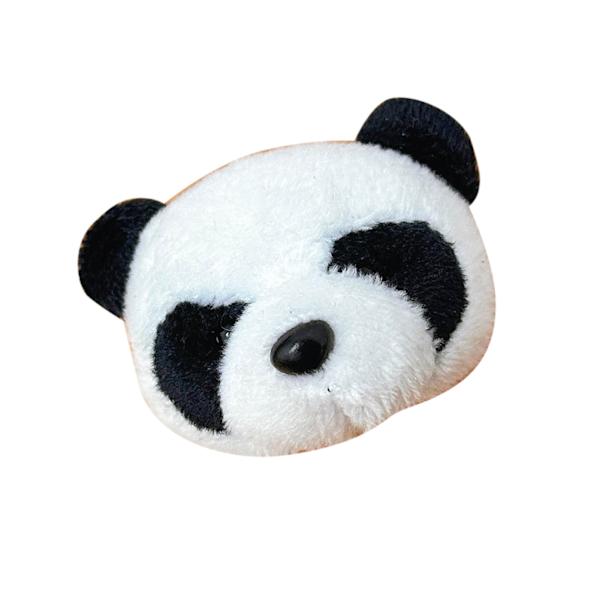 Sarjakuva Panda Rintaneula Pehmeä Panda Pää Kaulus Pin Korut Takkiin Puseroon Mustavalkoinen