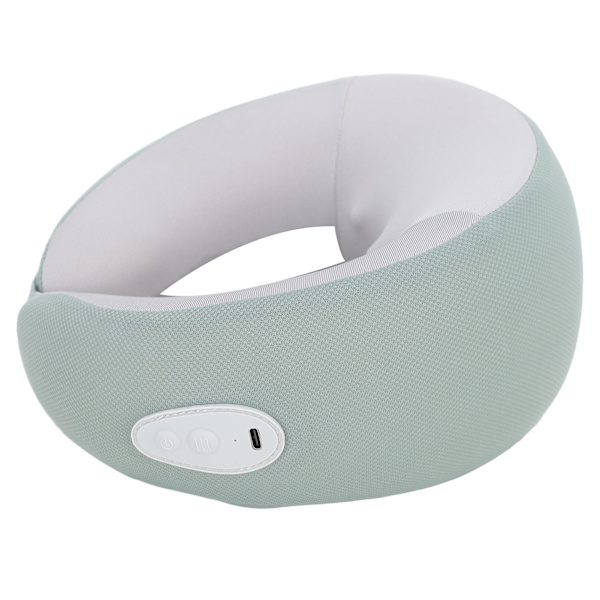 Sladdlös nackmassager med hög elasticitet minnesskum bärbar Shiatsu nackmassager med värmefunktion grön