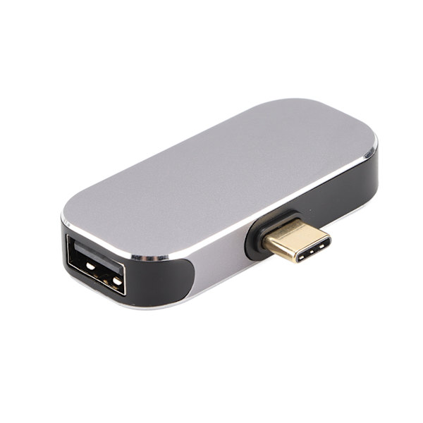 USB C-docka 3 i 1 Typ C hane till HD Multimedia Interface USB A Typ C hona dockningsstation för Windows för Android