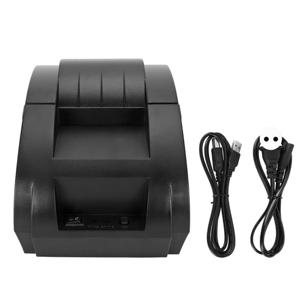 58 mm termisk printer 90 mm/s 58 mm bredde 203 DPI USB-interface ESC POS-kompatibel forsendelsesetiketprinter 100-240 V USB EU-stik