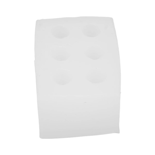 3D-søjlelysform Mini DIY Genanvendelig vaskbar silikonelysform til hjemmesalon