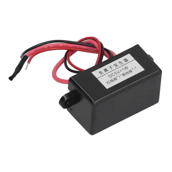 Negativ Ion Generator Mini Luftrenser Sort Ioniseringsgenerator Modul til Vanddispenser DC5V