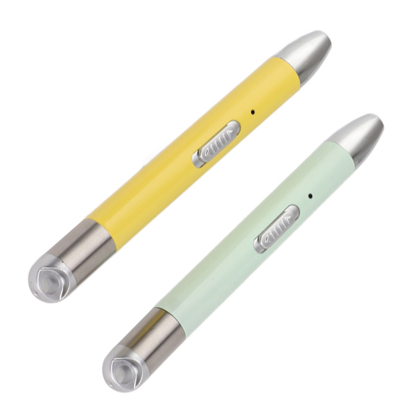 Diamantmålning Pen Set Pack Kit Tillbehör Verktygssats med Utbytbara Huvuden Halkskydd Matta Vax Organizer Gul Grön