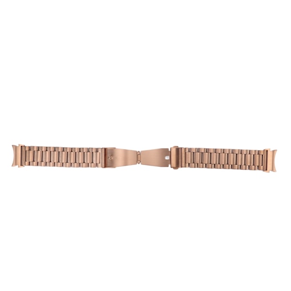 Rustfritt stål klokkebånd kompatibelt med Galaxy 4 Quick Release Solid Metal Watch Replacement Strap Rose Gold