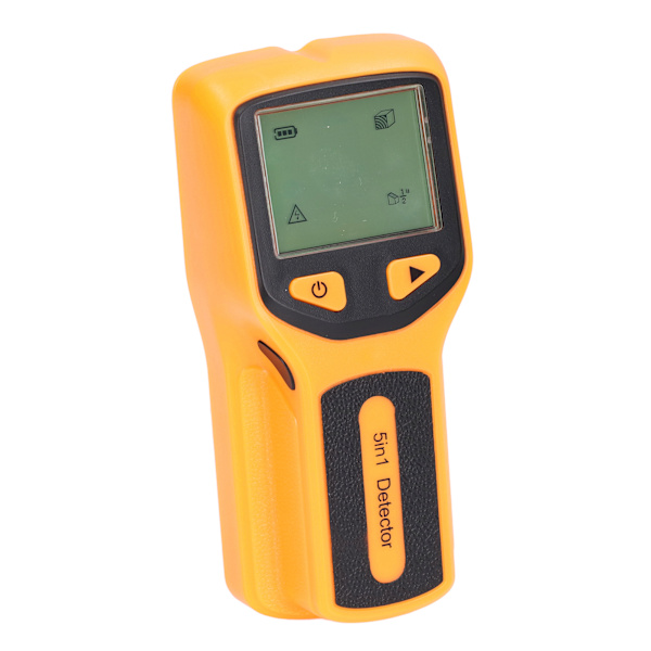 5 i 1 Stud Finder Multifunktionel Væg Scanner LCD Elektronisk Metal Stud Detektor HW430Gul