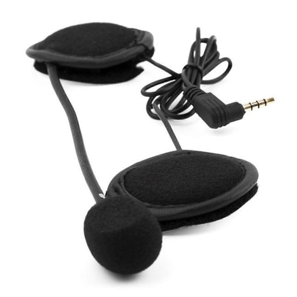 Hjälm Intercom Clip 3.5mm Mikrofon Högtalare Headset