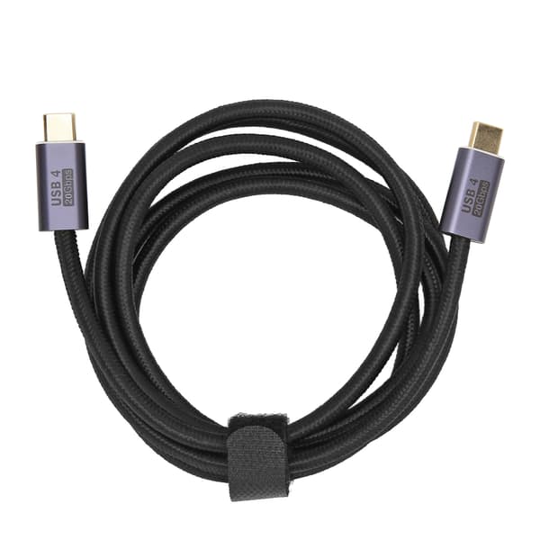USB 4.0-kabel multifunktionell 20 Gbps höghastighetsöverföring HD 8K 60HZ stöd PD100W Typ C till Typ C-kabel 150 cm