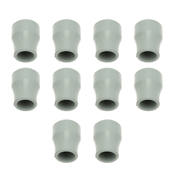 10 STK Gummibuffer Udskiftning af krykkespidser Skridsikker stokspidsbeskytter 22 mm indvendig diameter