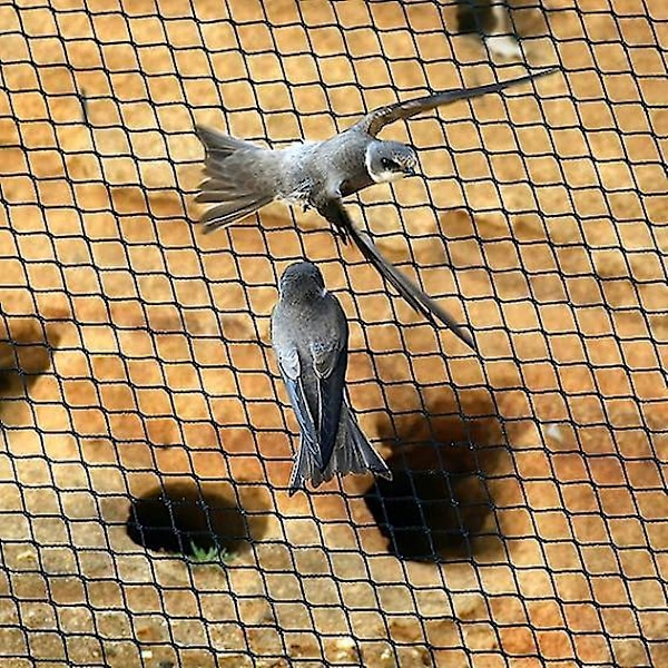 Sort Fuglenet Genanvendeligt Havehegn til Beskyttelse af Grøntsager, Planter og Frugttræer