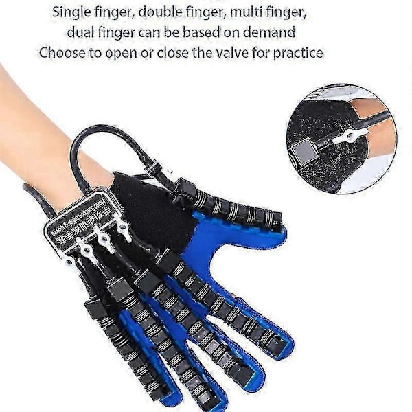 Handrehabiliteringsrobot Handskar Intelligent Massagehandskar Stroke Hemiplegi Handfunktion Rehabiliteringsträningshandske -JRCN Höger M