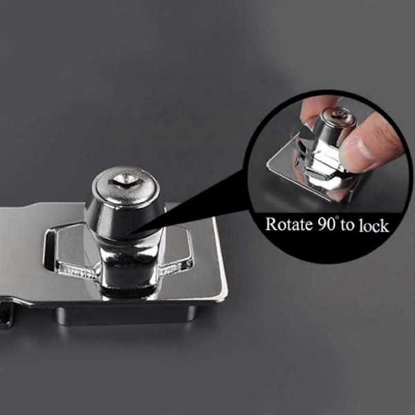 2-pack Dörrlås Hasp och Bygel med Hänglås Skjul Lås med 2 Nycklar Låsbara Hasplås Säkerhetsdörr Lås Metall Lås Hasp Grindlås 2,5 tum