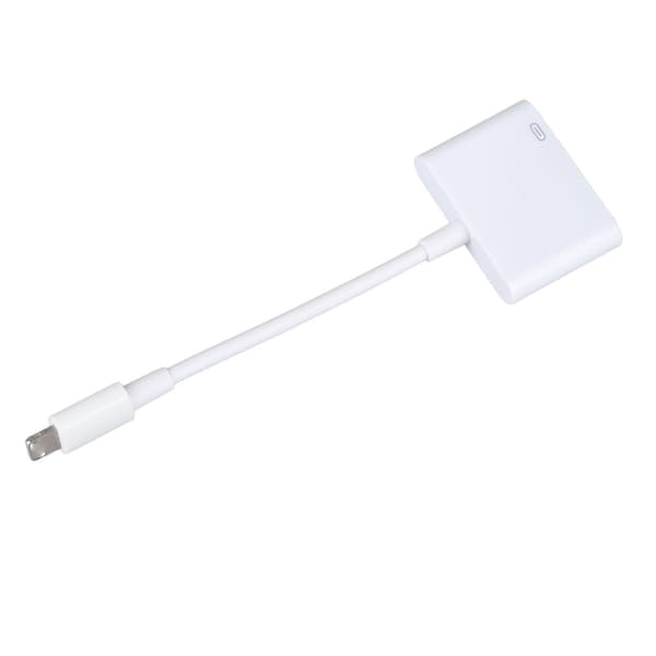 til IOS til High Definition Multimedia Interface Digital AV-adapter til TV til iPhone Hvid